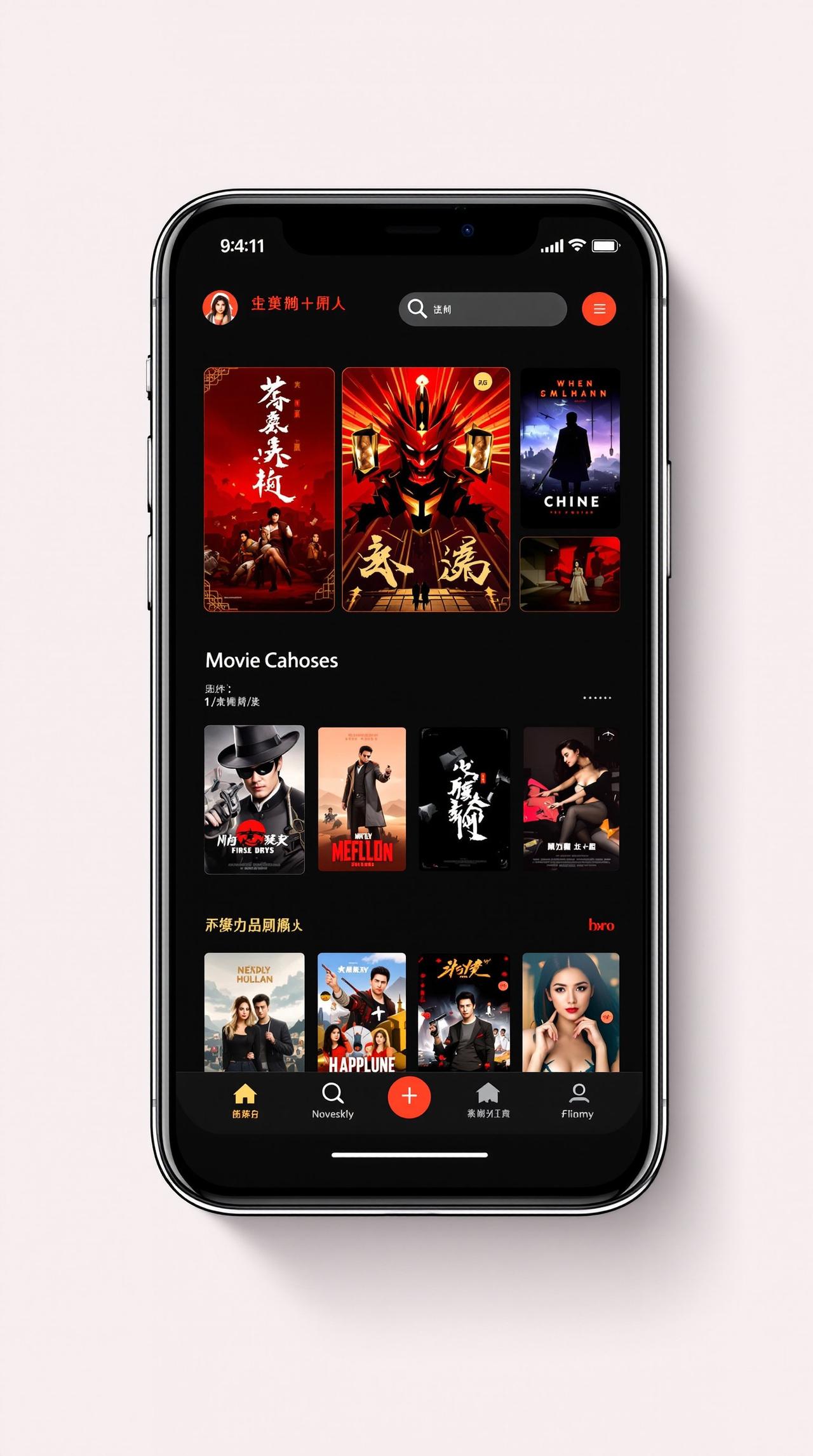 三九影院APP界面预览